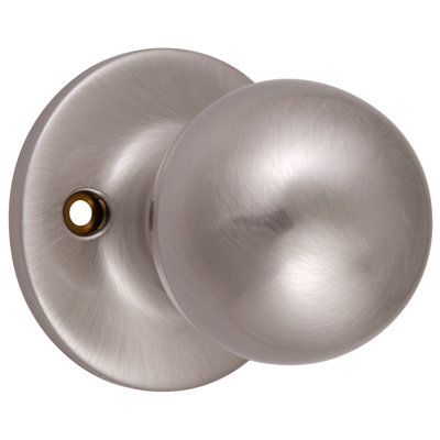 Ball Polished Brass Dummy Door Knob