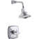 Margaux® Rite-Temp Shower Valve Trim with Cross Handle Showerhead