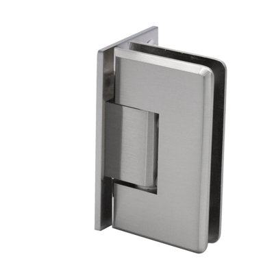 FHC CLN05BN Carolina Beveled 5 Degree Positive Close Offset Back Plate Wall Mount Hinge, Brass Material, Wall Mount, 5 Degree Factory Set, Brushed Nickel Finish.