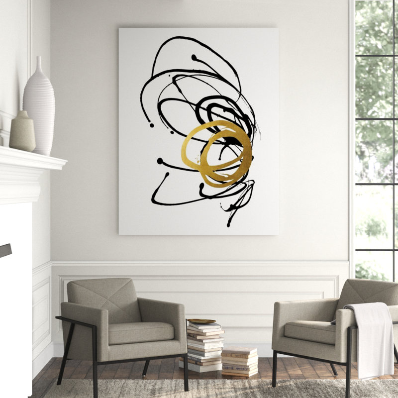 Action Stroke I Print by Elle Youngstrom, 31" H x 24" W, Glass Coat