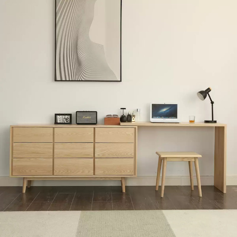 Simple Style Solid Wood Dressing Table