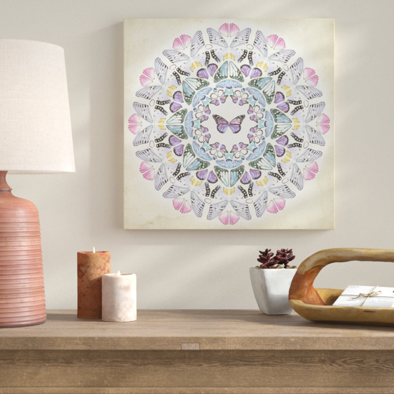 Prosperity Mandala I by Melissa Wang - Wrapped Canvas Painting, 51cm H x 51cm W