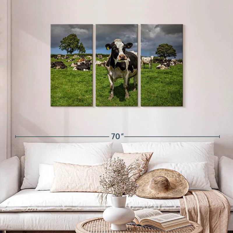 Brampt Holstein Cow, 28" H x 45" W