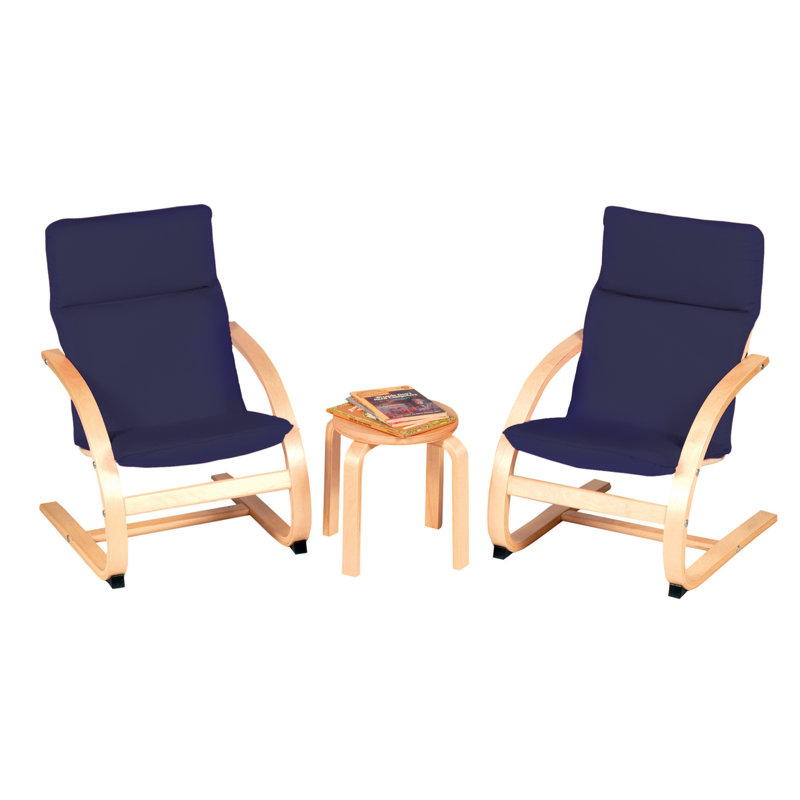 Preschool and Kiddie Rocker Kids Chair, Blue