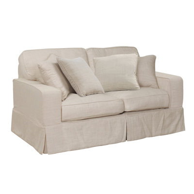 Glenhill 64'' Slipcovered Loveseat