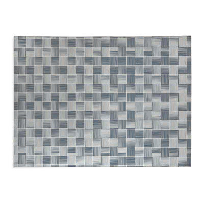 Gridblocked Decorative Lightweight Office Mat