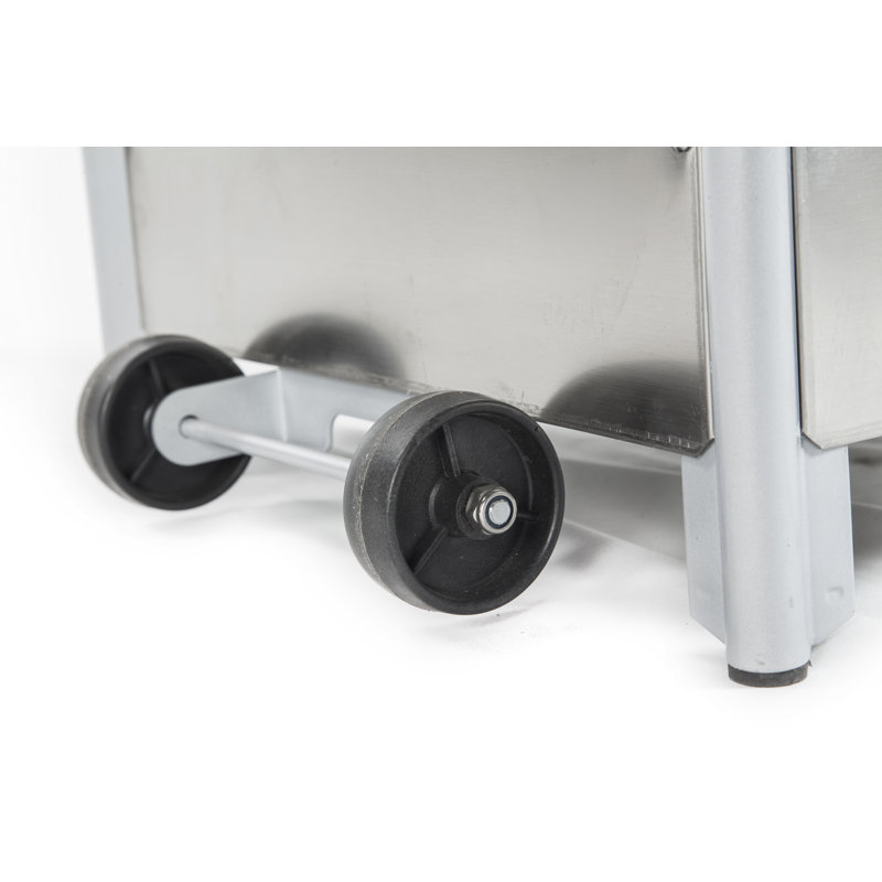 Chauffe-terrasse au propane, 46 000 BTU, Acier inoxydable