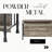 Counter Height Table With Weight Limit, Antique Oak & Sandy Gray Powder Coated Legs, And