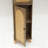 68‘’H Narrow Corner Bookcase Rattan Bookcase With Drawers And Doors