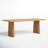 Daymon Oak Solid Wood Dining Table