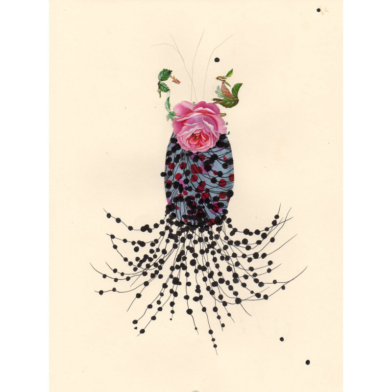 Bubble Gum Sky Print, 17.25" H x 21.25" W
