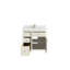 Sonoma 36 In. W X 22 In. D Centre Sink Bathroom Vanity In Alabaster With 2 In. Carrara Quartz-102840081