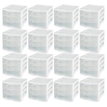 Sterilite 2410 - Small Deep Modular Drawer White 24108002