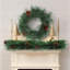 4 pièces d'anneaux de bougie de Noël couronnes, aiguilles, pin et pommes de pin, décorations de Noël, décorations de bougie pour table