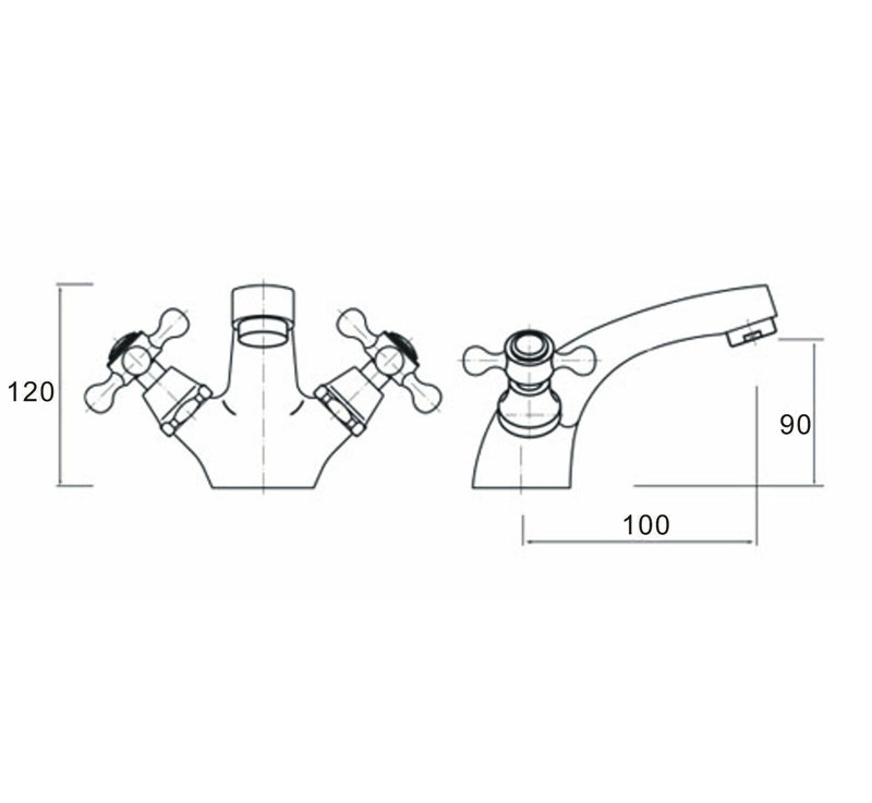 Clairville Sink Mixer Taps