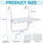 Outdoor Balcony Hanging Table for Railing, Folding Railing Table-1855352487