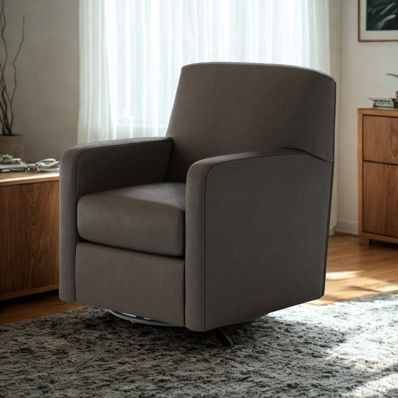 Fauteuil oscillant pivotant Balina Bindi, H 38 po x l 35 po x P 29 po, Très grand fossile