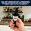  25ml Single Wall Mounted Spirit Optic Dispenser, Traditional Black, UK Made