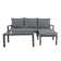 Mikeala 3 - Person Patio Conversation Sets with Cushions