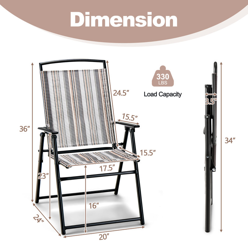 Chaise de terrasse pliante avec accoudoirs de salle de bain Kenya