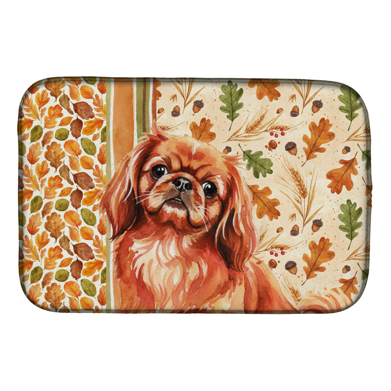 Tapis de séchage Red Pekingese Heirloom