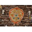 Brown Oushak Vegetable Dye Turkish Area Rug 6x8
