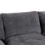 Modern Cloud-Style Living Room Sofa, Deep Seat Convertible L-Shaped Frame-Free Sofa (With Ottoman), Oversized Comfortable 4-Seater Chenille Fabric Compressed Sofa, Modular Sectional Sofa