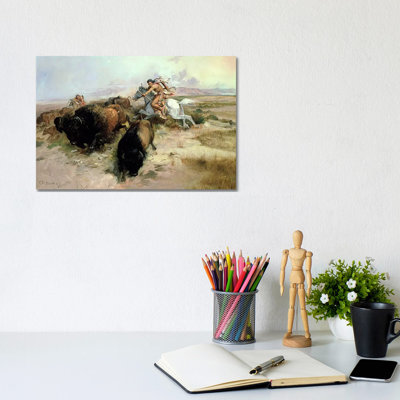 Buffalo Hunt, 1897 - Gallery-Wrapped Canvas Giclée