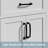 Wimer 48" Double Sink Bathroom Vanity Set With Two Separated 24" Ceramic Tops, Two Different Height