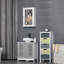 Armoire à pharmacie 1 porte avec 2 tablettes pour salle de bain-156928208