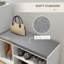Banc de rangement rembourré 100% polyester Louberta