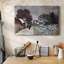 «Snow at Argenteuil» par Monet-Gallery, toile tendue-361044054