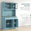 Garde-manger 71 po avec buffet micro-ondes et huche 71 po-234495245