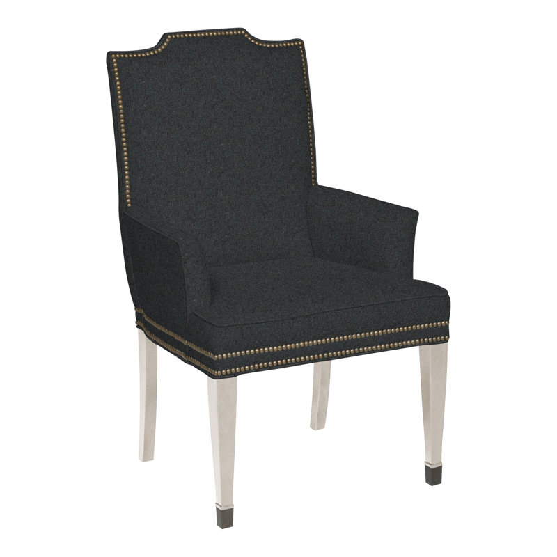 Travis By Michael Weiss Upholstered Arm Chair, Yes, Ian Lagoon, Casa Blanca