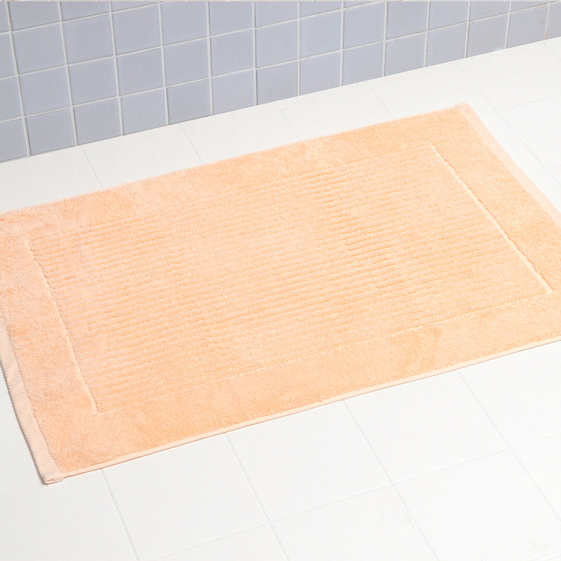 Madely Rectangle Bath Mat, Peach