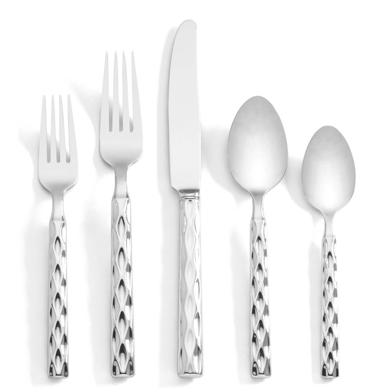 Truro 5 - Piece Stainless Steel Flatware Set - Service for 1