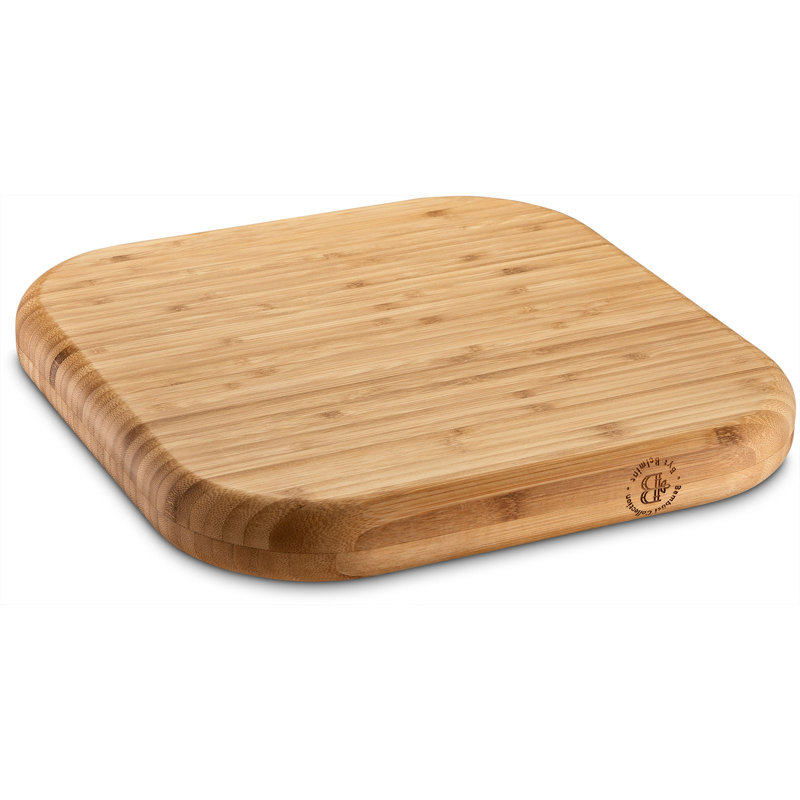 Planche à découper en bambou belmint bambusi, 13,2" L x 13,2" L
