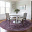 Tapis aubergine intérieur / extérieur lavable à la machine Claudian ACN1240-103712528
