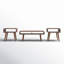 Ensemble de tables basses 3 pièces Vanwyk