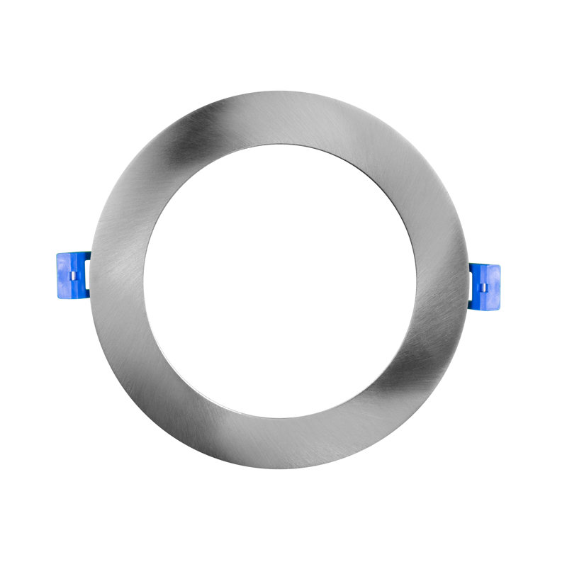 Plafonnier encastré à del 6,8 po, 1005 lm, 3000 K, Nickel