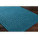 Quintessa Hand Loomed Wool Area Rug in Blue
