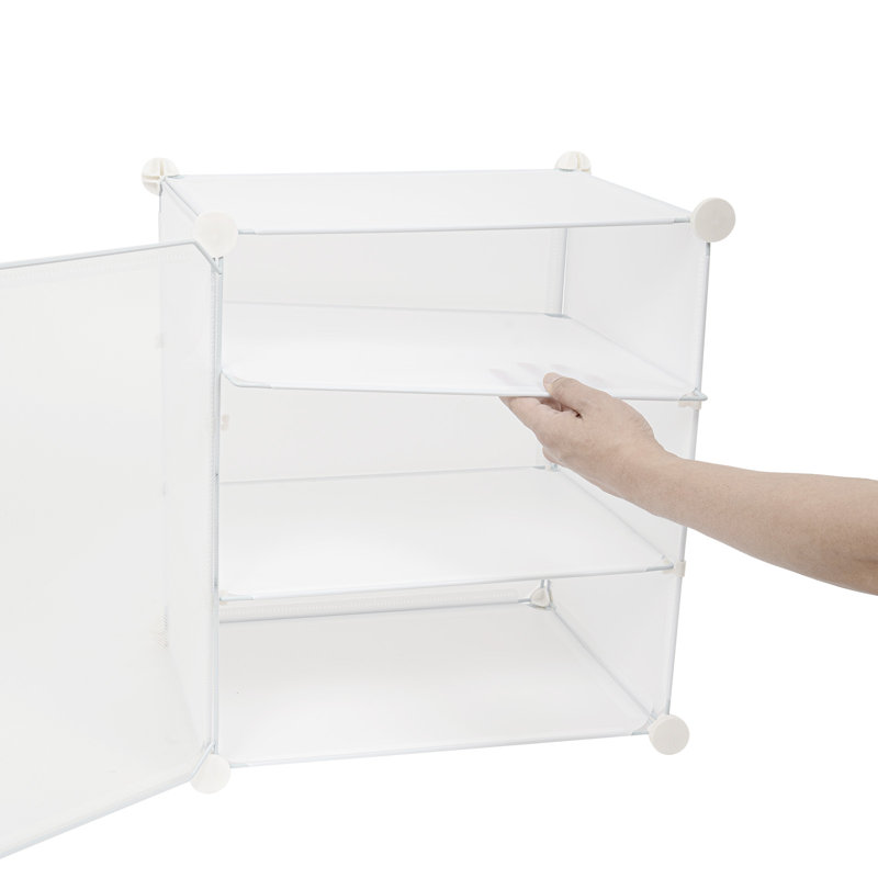 96 Pairs Stackable Shoe Storage Cabinet