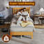 Bed Frame Wooden Platform Bed Frame Wood Slats Support Bed Frame Solid Foundation Wooden Bed Frame With Headboard For Home Bedroom-1333578274