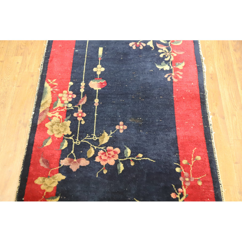 Tapis de couloir chinois Art Deco