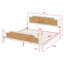 Structure de lit en rotin de style traditionnel-1283194292