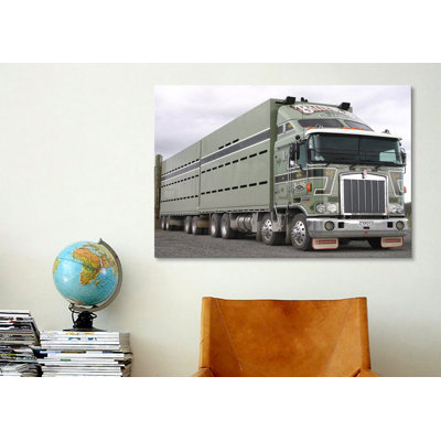 Lyall 'Kenworth K100 Truck' Photographic Print on Canvas