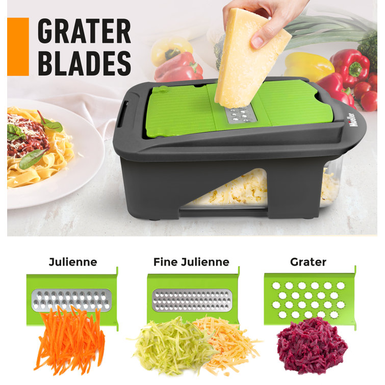 Mueller Multi Blade Adjustable Mandoline Cheese/Vegetable Slicer / Cutter 