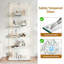 5‑Tiers Glass Display Cabinet with Lighting-75098882-75098883