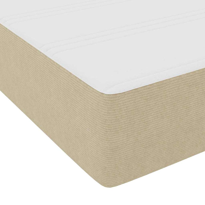 Other Corduroy Fabric, European Single (90 x 200 cm), Light Green Grey