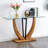 Blaze Glass Rectangular Dining Table-107541546